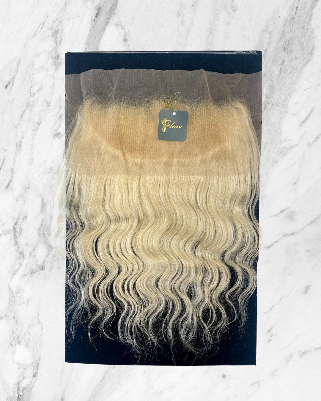 Flow Luxe 12 inch by 5 inch HD Lace Frontal Natural Wave #613