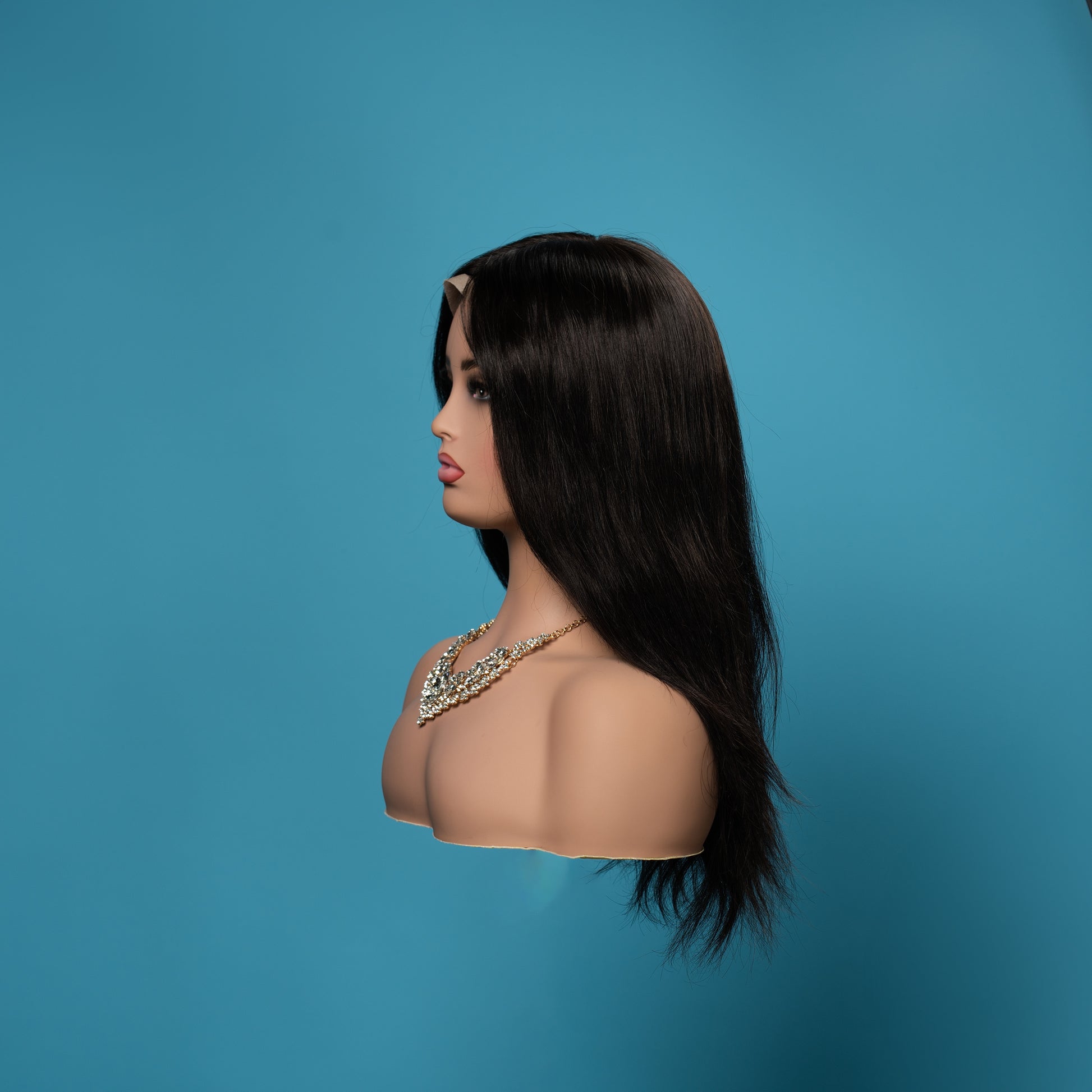 Natasha 14" Straight Wig - Side View