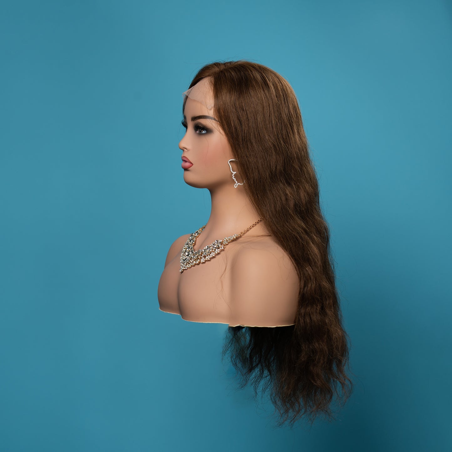 Isabella Silk Top Wig - Side View