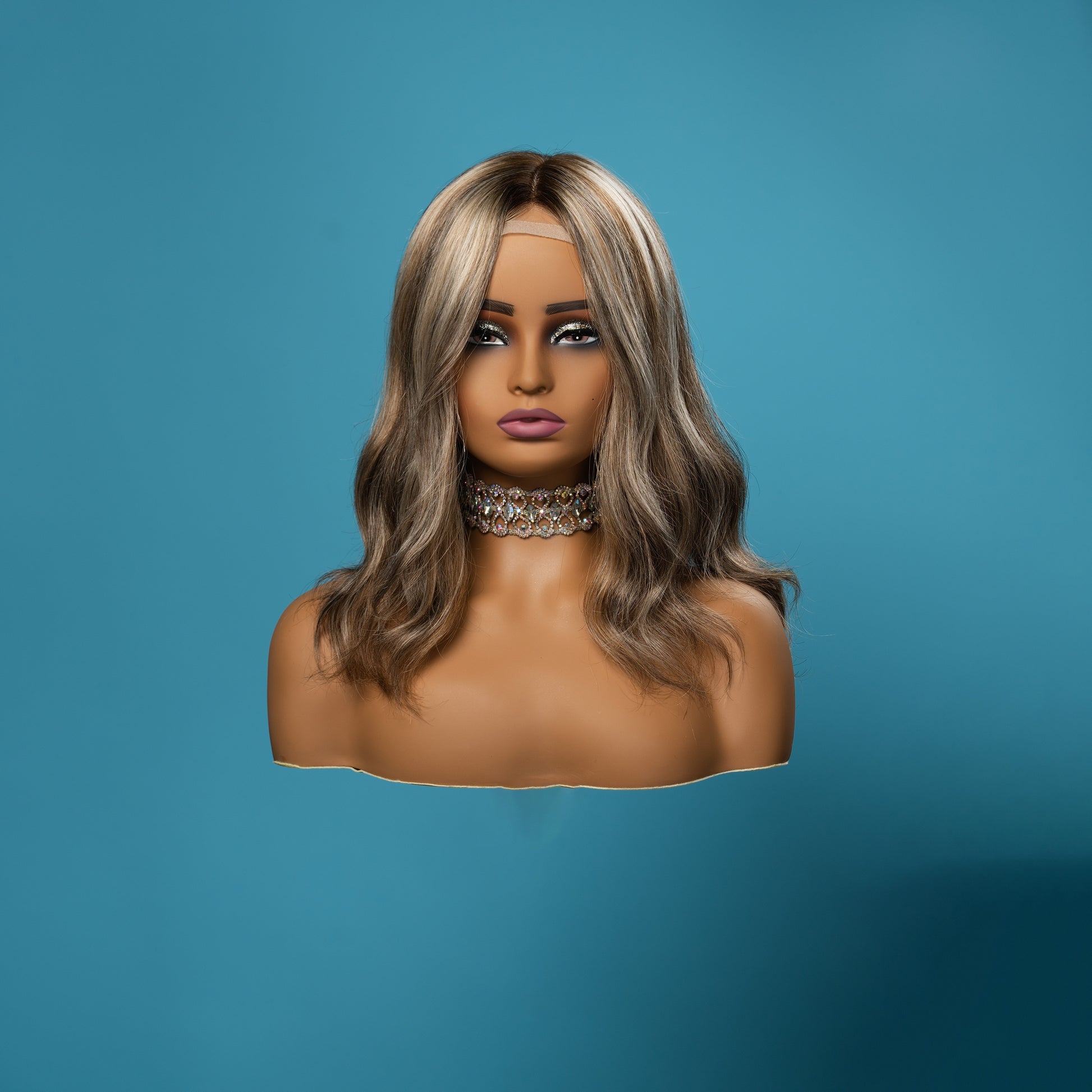 Olivia Silk Top Medical Wig - Front View