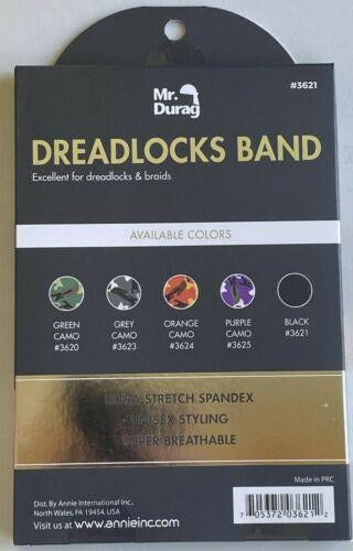 Annies International Mr. Durag Dreadlock Band Black (#3621)