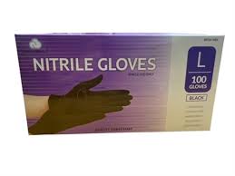 Dream World Nitrile Gloves 100c Black