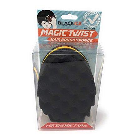 Black Ice Magic Twist Hair Brush Sponge MTW002