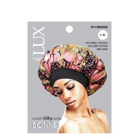 Lux by Qfitt Silk Pattern Bonnet (L-XL)