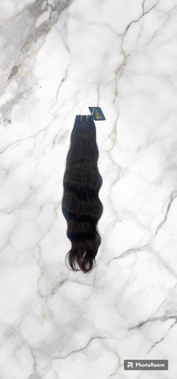 Flow Luxe Natural Wave Hand Tied Weft