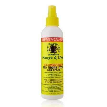 Jamaican Mango & Lime Maximum Relief No More Itch Gro Spray 8 Oz Treatment