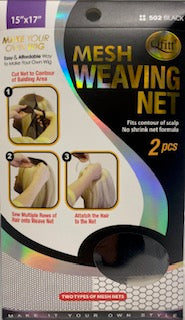 2 Mesh Weaving Hair Nets