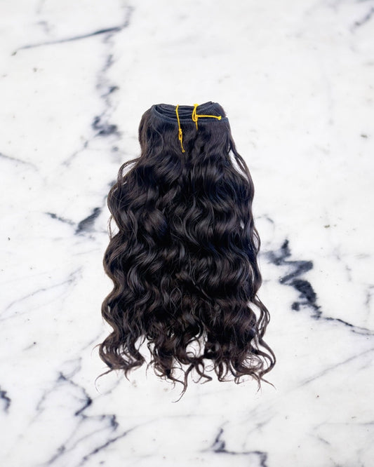 Flow Luxe Virgin Indian Hair Natural Curly Bundles